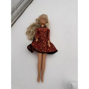 1960'S VINTAGE AMERICAN CHARACTER TRESSY W/ MAGIC MAKEUP FACE DRESS & SHOES